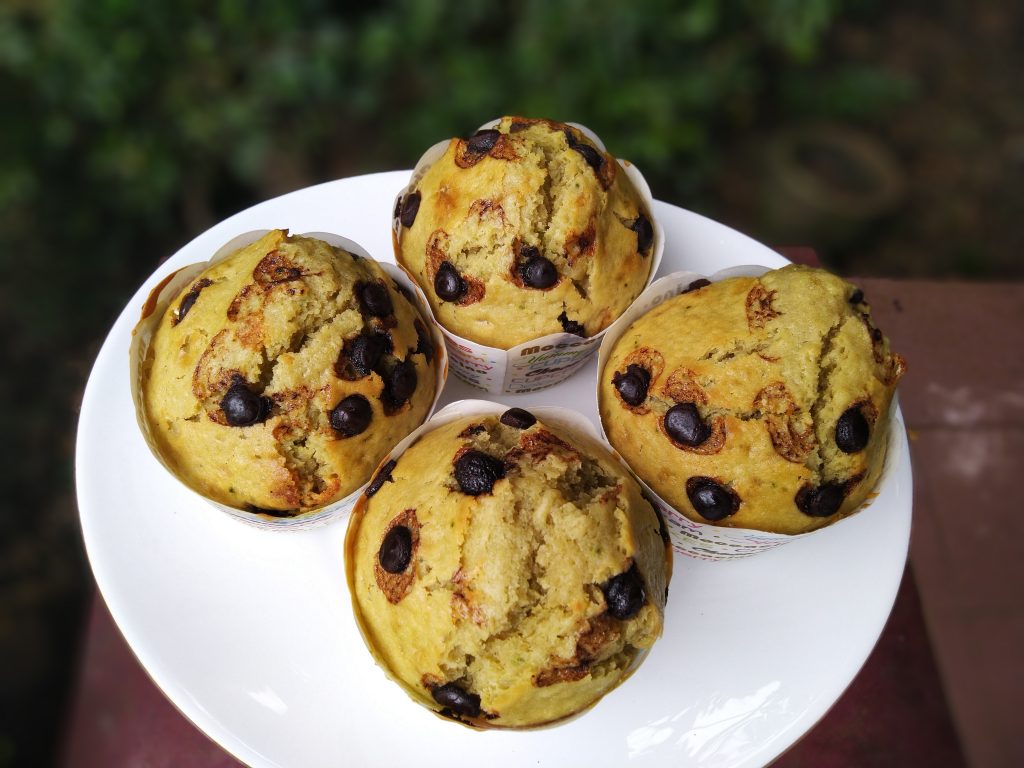Mini bolu favorit Muffin green tea empuk dari Ainur's Kitchen